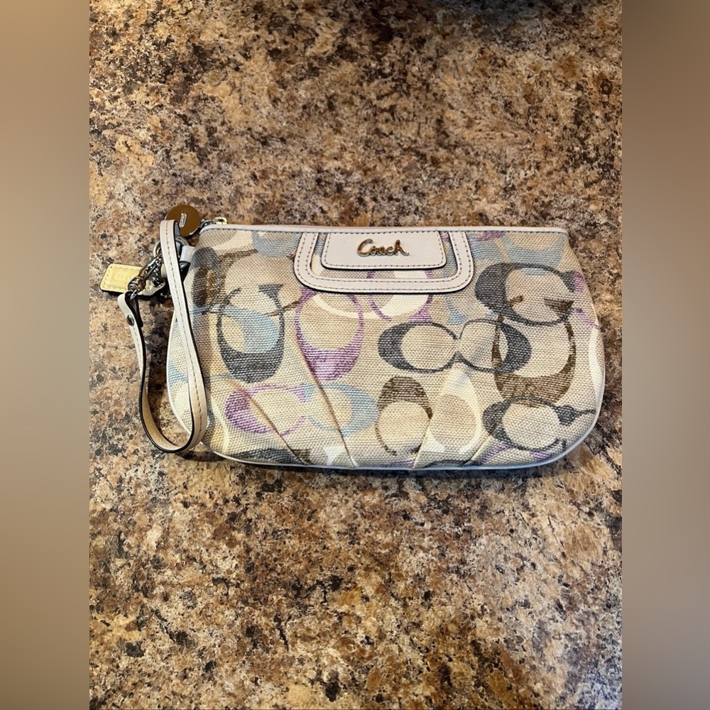 Coach Pastel Wristlet